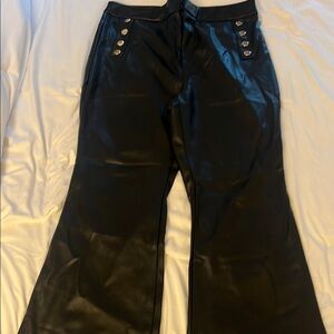 Black High-Waisted Women's Pants